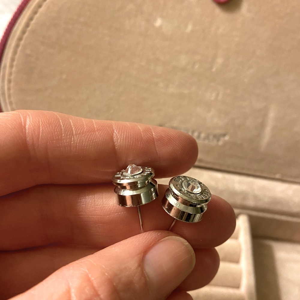 COPY - Shell casing stud earrings - Picture 3 of 3